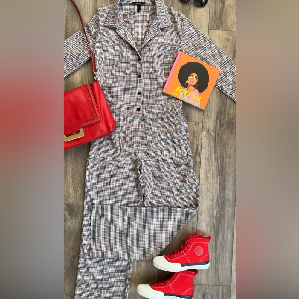Super Cool Plaid Women's Jumpsuit